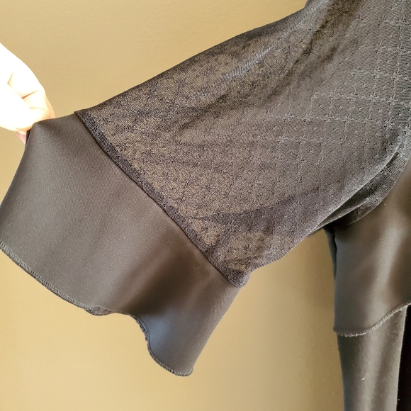 Knee length black dress, penningtons, size 1x - Picture 3 of 4